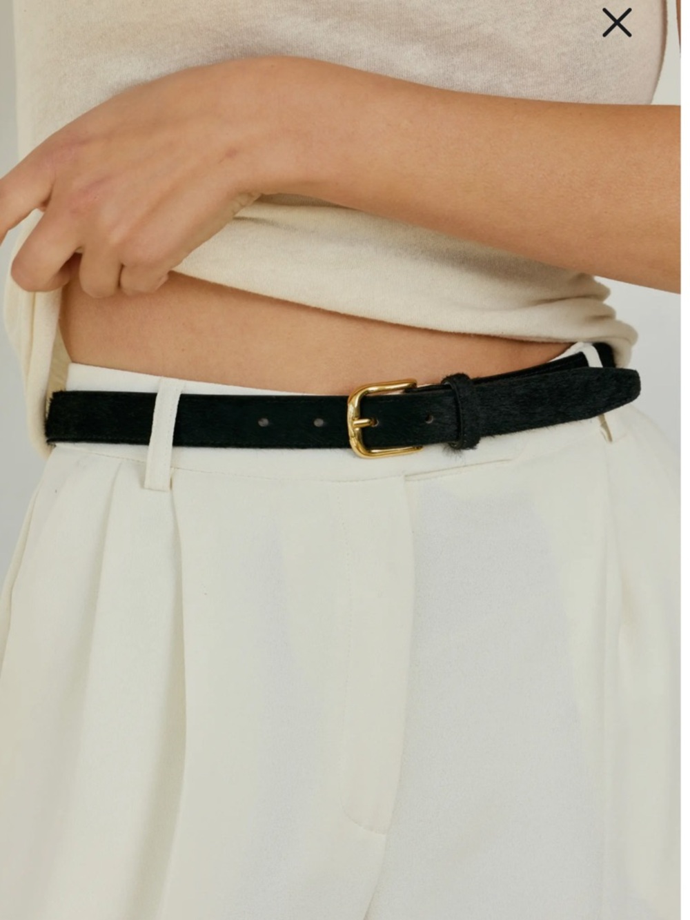 Aureum Ponyhair Belt NWT